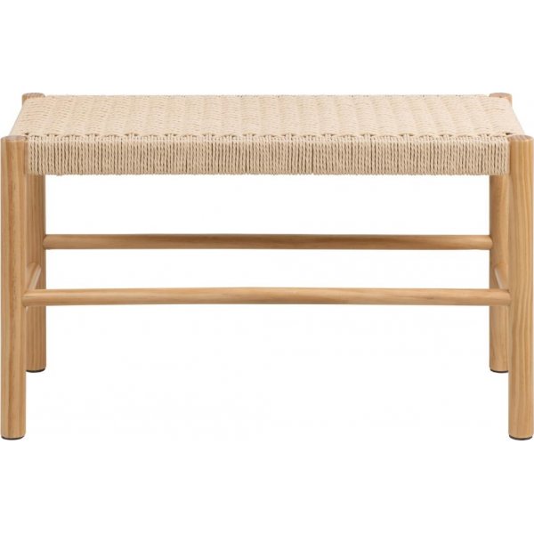 Alvin sittbänk - Offwhite/furu Alvin sittbänk - Offwhite/furu