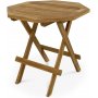 Salt bord oktagon 50 cm - Teak