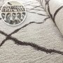 Scribble matta - Vit/ljusbrun
