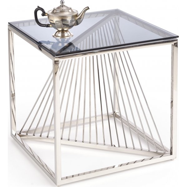 Table basse Eterneco 55 x 55 cm - Chrome