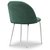 Tiffany velvet stol - Grn/Krom