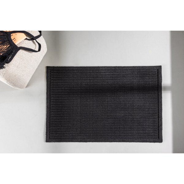 Bosse deurmat 60 x 90 cm - Zwart