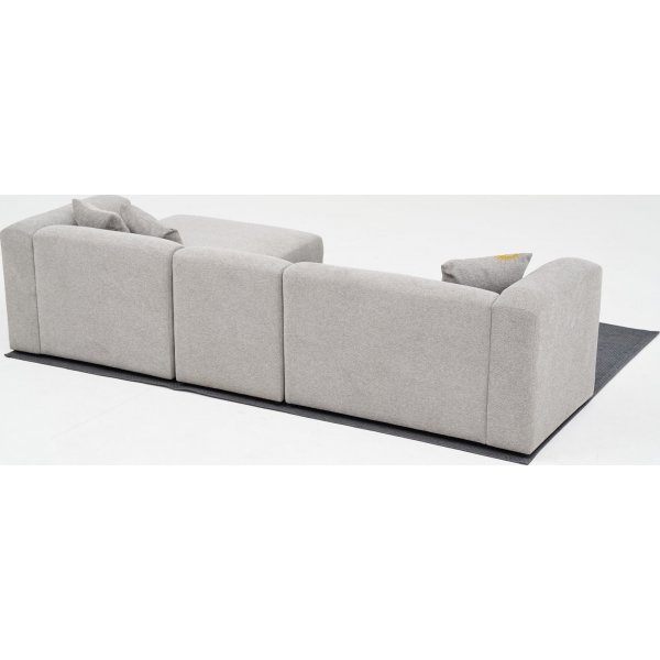 Linden mini divansoffa höger - Ljusgrå Linden mini divansoffa höger - Ljusgrå