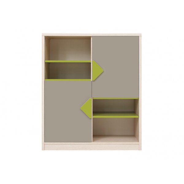 Willhelm bokhylla - Ek/Beige