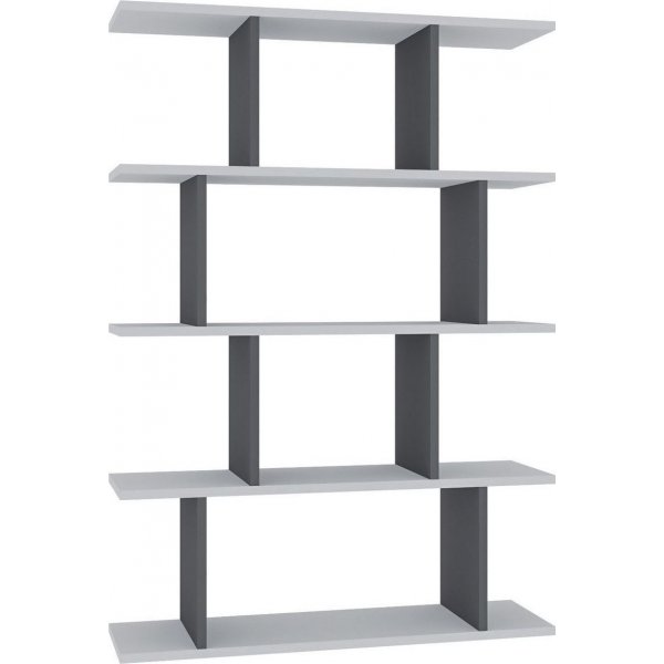 Bibliothque Harmon - Blanc/anthracite