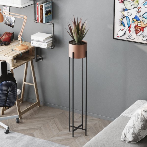 Pot Plato 24 - Noir/cuivre