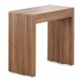 Ditte matbord 42-198 cm - Brunbetsat ek-fanr