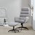 Fauteuil inclinable avec repose-pieds Manitoba - Taupe