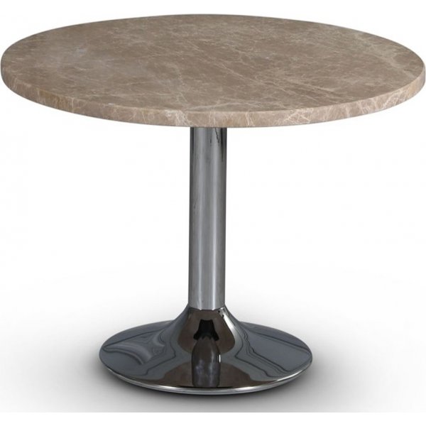 Empire matbord 105 cm - Empradore / Kromad trumpetfot