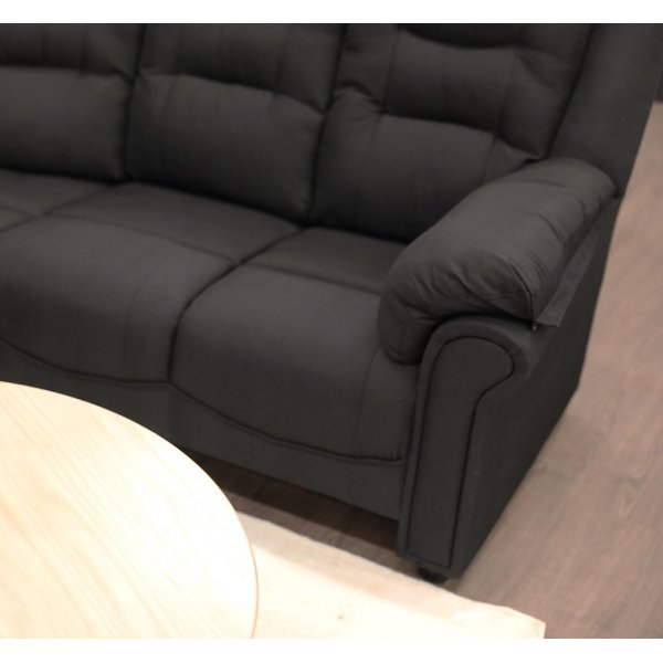 Peking svart hörnsoffa vändbar 2-H-3 / 3-H-2 + Fläckborttagare för möbler Peking svart hörnsoffa vändbar 2-H-3 / 3-H-2 + Fläckborttagare för möbler