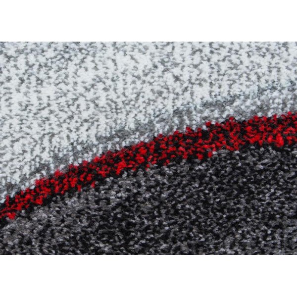 Machinaal geweven vloerkleed Arvel - Rood