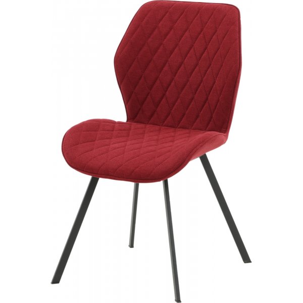 Greta matstol - Röd tyg Greta matstol - Röd tyg