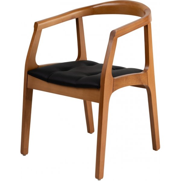 Mira fauteuil - Eiken/zwart