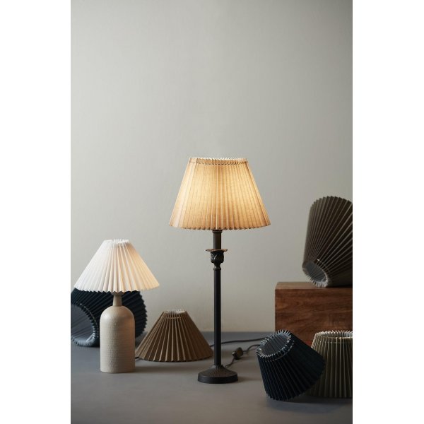 Pied de lampe Riley - Beige Mat - 28 cm