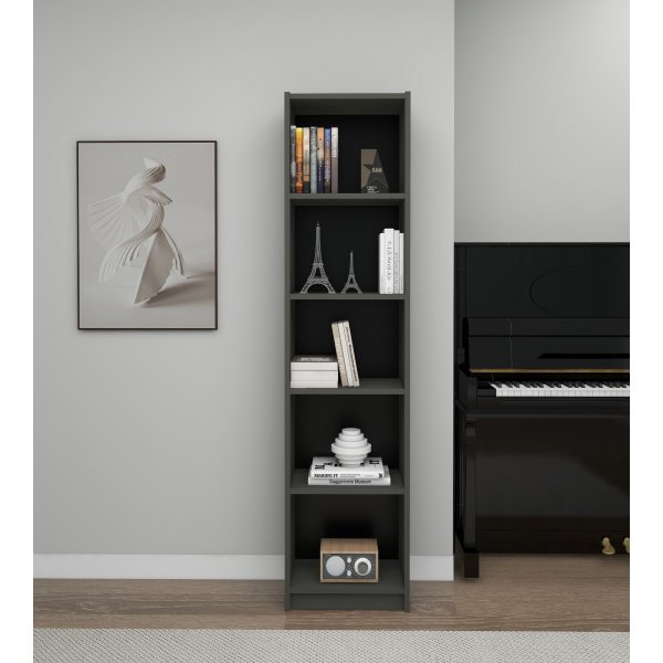 Bibliothèque Fulya - Gris foncé Bibliothèque Fulya - Gris foncé