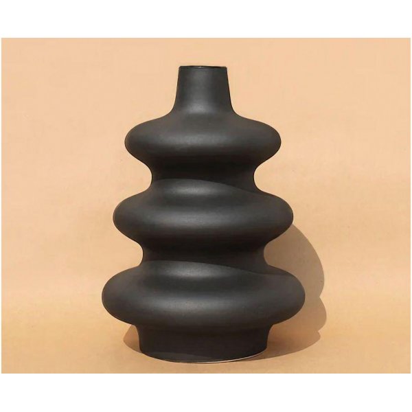 Vase Damas - Noir Vase Damas - Noir