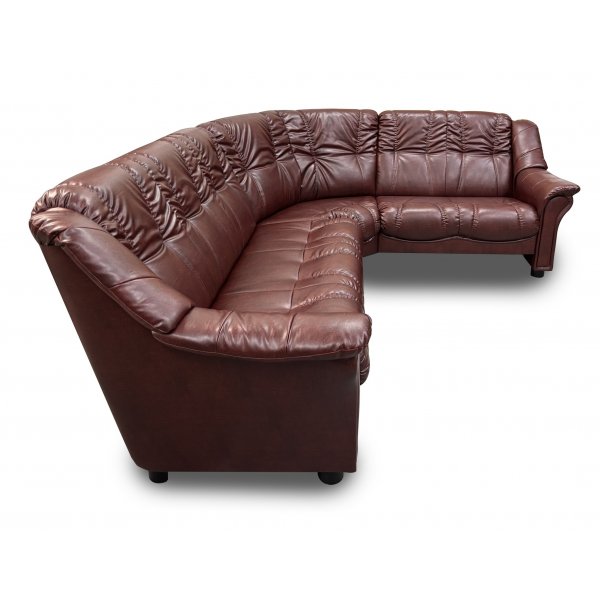 Hörnsoffa 5-sits oxblod PU - Rom Hörnsoffa 5-sits oxblod PU - Rom