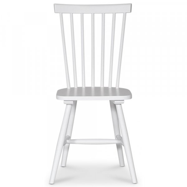 Matgrupp: Dalars runt matbord vit / oljad ek inklusive 4 st Karl pinnstolar + 4.00 x Stolsdyna