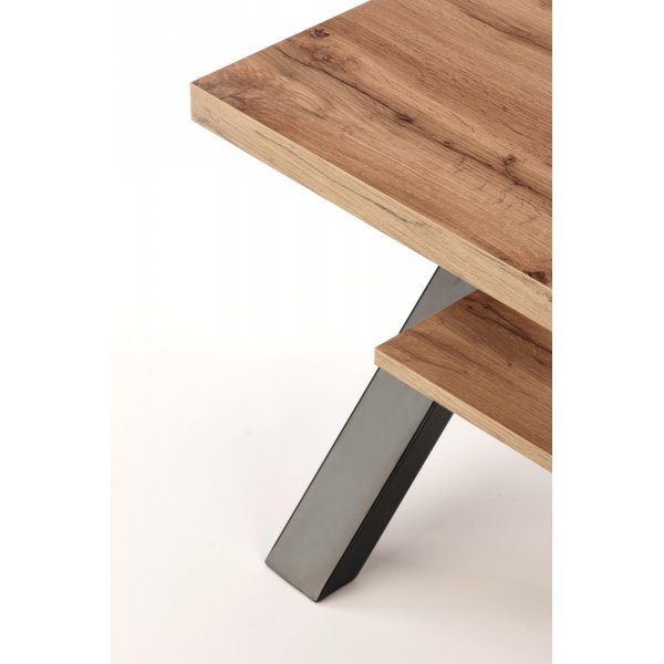 Table basse Kasady 65 cm - Chêne Wotan/noir Table basse Kasady 65 cm - Chêne Wotan/noir