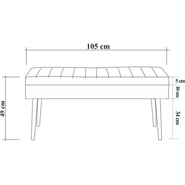 Banc Vina - Pin/vert Banc Vina - Pin/vert