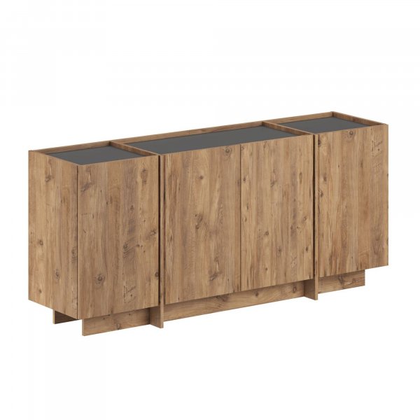 Sideboard Dromma 180 cm - Atlantic Pine/Antracit