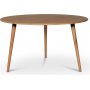Omni runt matbord i oljad ek 130 cm