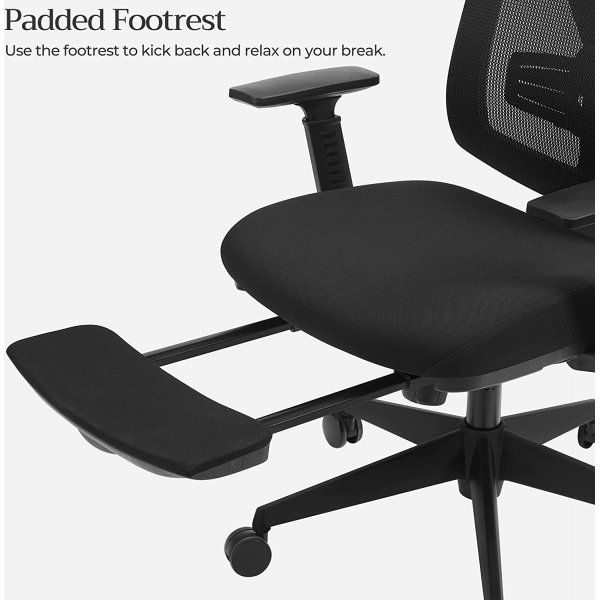 Chaise de bureau Henric - Noir