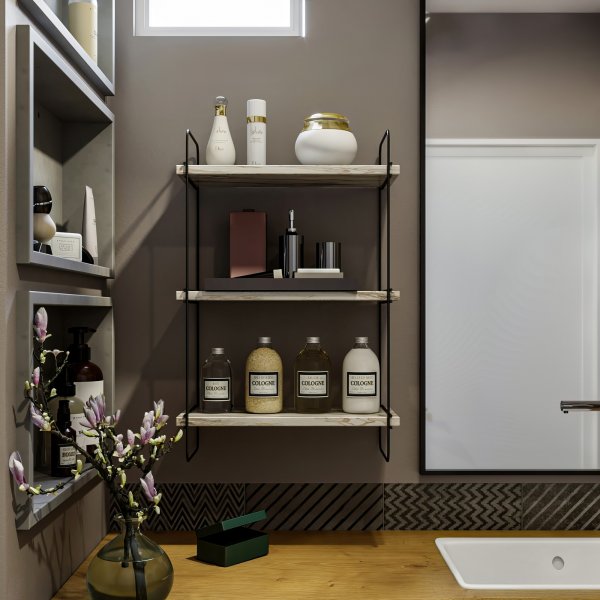 Pulalis wandplank - Wit marmer Pulalis wandplank - Wit marmer