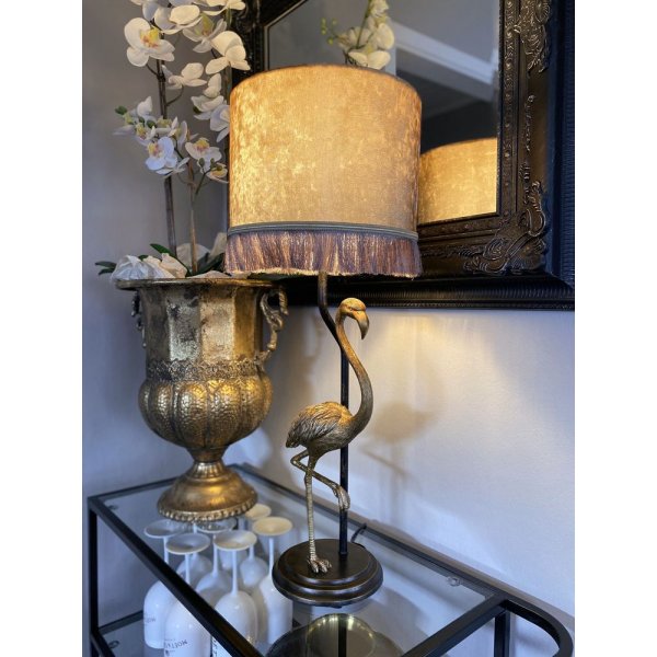 Flamingo bordslampa - Svartguld/guld