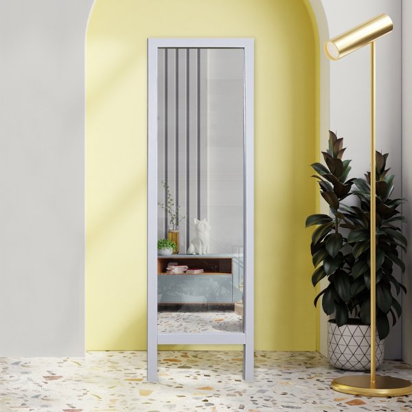 Chevalspiegel 45 x 145 cm - Wit Chevalspiegel 45 x 145 cm - Wit