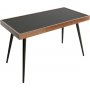 Vanta skrivbord 120 cm - Valnt/svart