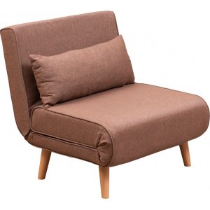 Opklapbare bedfauteuil - Bruin