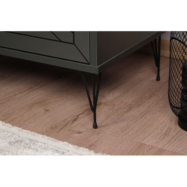 Luna nachtkastje - Antraciet