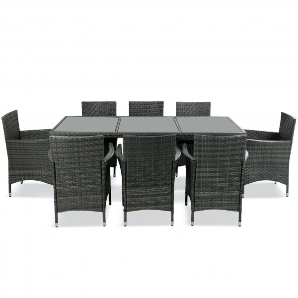 Utematgrupp Lysekil bord med 8 stolar Utematgrupp Lysekil bord med 8 stolar