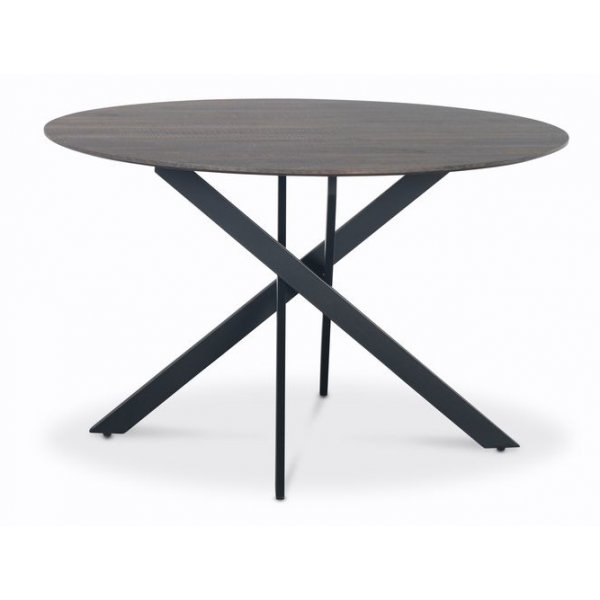 Hogrän matbord Ø120 cm - Brunbetsad Hogrän matbord Ø120 cm - Brunbetsad