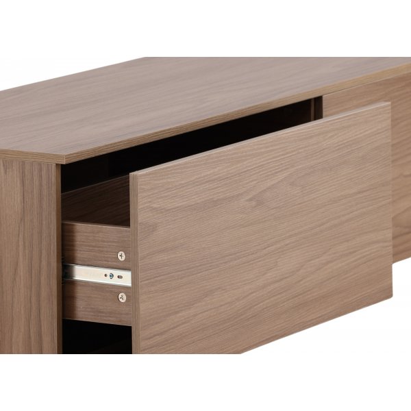 Tv-bänk i valnöt 160 cm - Fredslund Tv-bänk i valnöt 160 cm - Fredslund