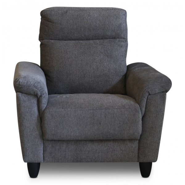 Fauteuil Alabama en tissu gris foncé Fauteuil Alabama en tissu gris foncé