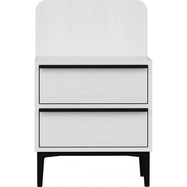 Verhoogd nachtkastje - Wit