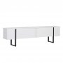 TV-b�nk Orost 180 cm - Vit/svart