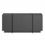 Sideboard Dromma 180 cm - Antracit/Svart
