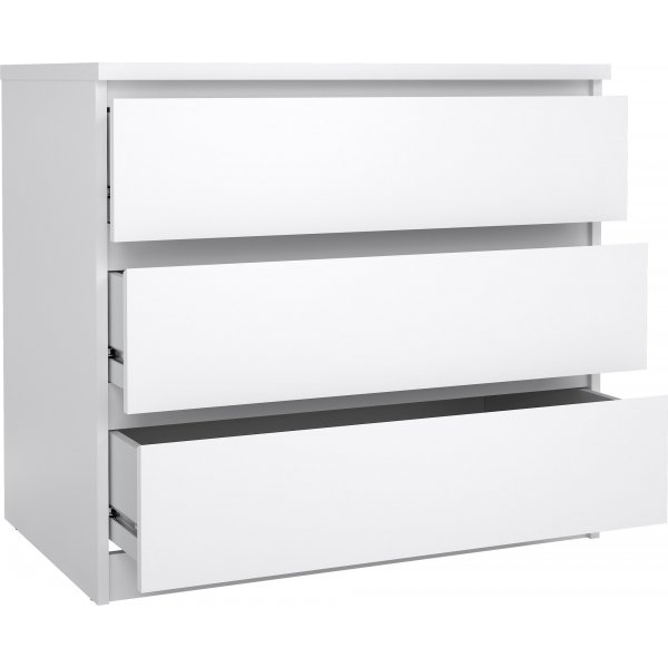 Naia ladekast met 3 lades - Wit Naia ladekast met 3 lades - Wit
