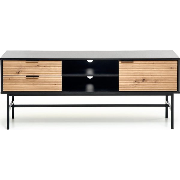 Banc multimdia Laguna - Chne artisanal/noir