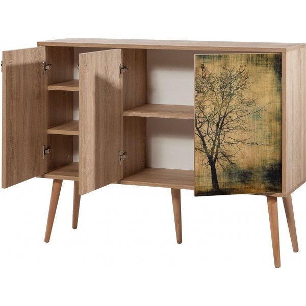 Mega skänk autumn - Sonoma ek Mega skänk autumn - Sonoma ek