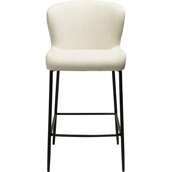 Chaise de comptoir Glam - Simply beige boucle/noir Chaise de comptoir Glam - Simply beige boucle/noir