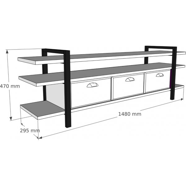 Lucca TV-b�nk - Furu