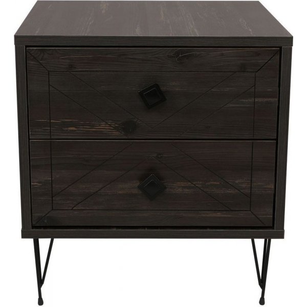 Luna sngbord - Mrkbrun