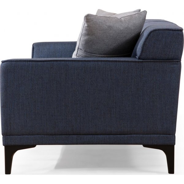 Canapé 3 places Petra - Bleu Canapé 3 places Petra - Bleu