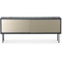Volume mediabnk 132 cm - Antracit / Mssing