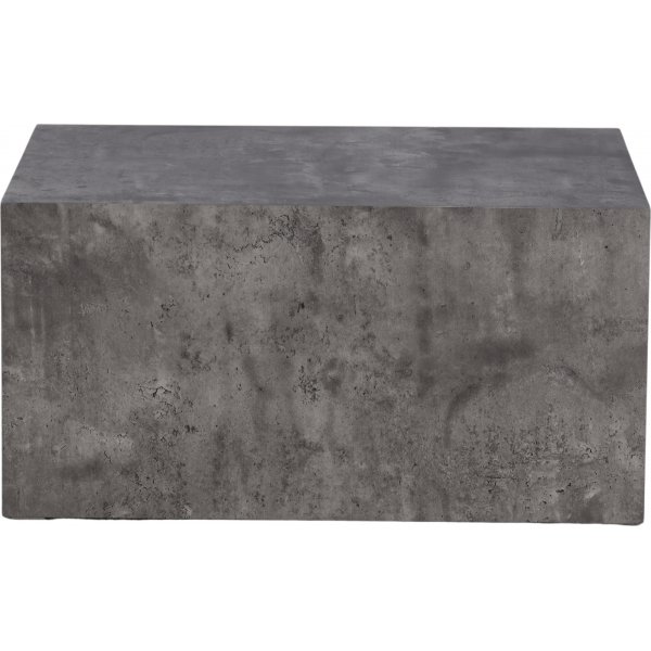 Table basse York 80 x 60 cm - Gris fonc