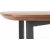 Audrina matbord 160 cm - Valnt/svart